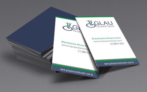 Glau Personal Coach - Logotipo e cartão de visita