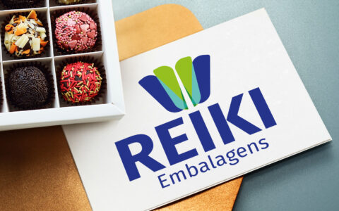 Reiki - Logotipo para empresa de embalagens